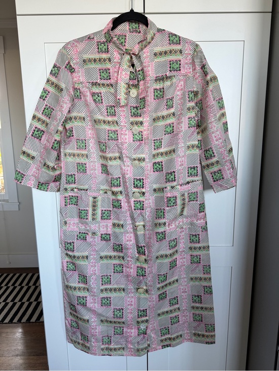 Vintage Jackets & Blazers - Vintage Women's Patterned Shift dress